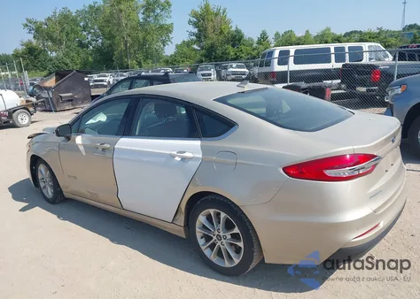 2019 Ford Fusion Hybrid Se из США, поврежденный, VIN 3FA6P0LU9KR276240